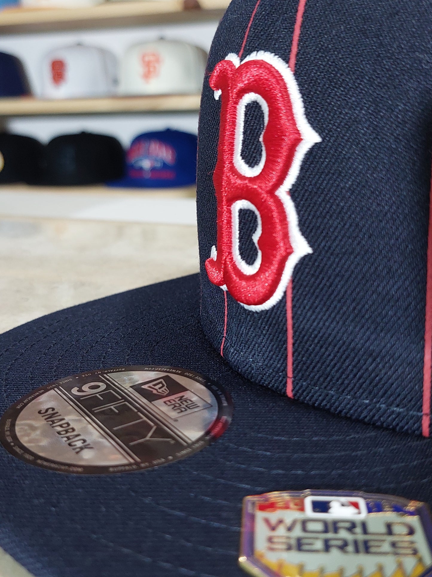 Boston Red Sox - MLB Pinstripe Visor Clip