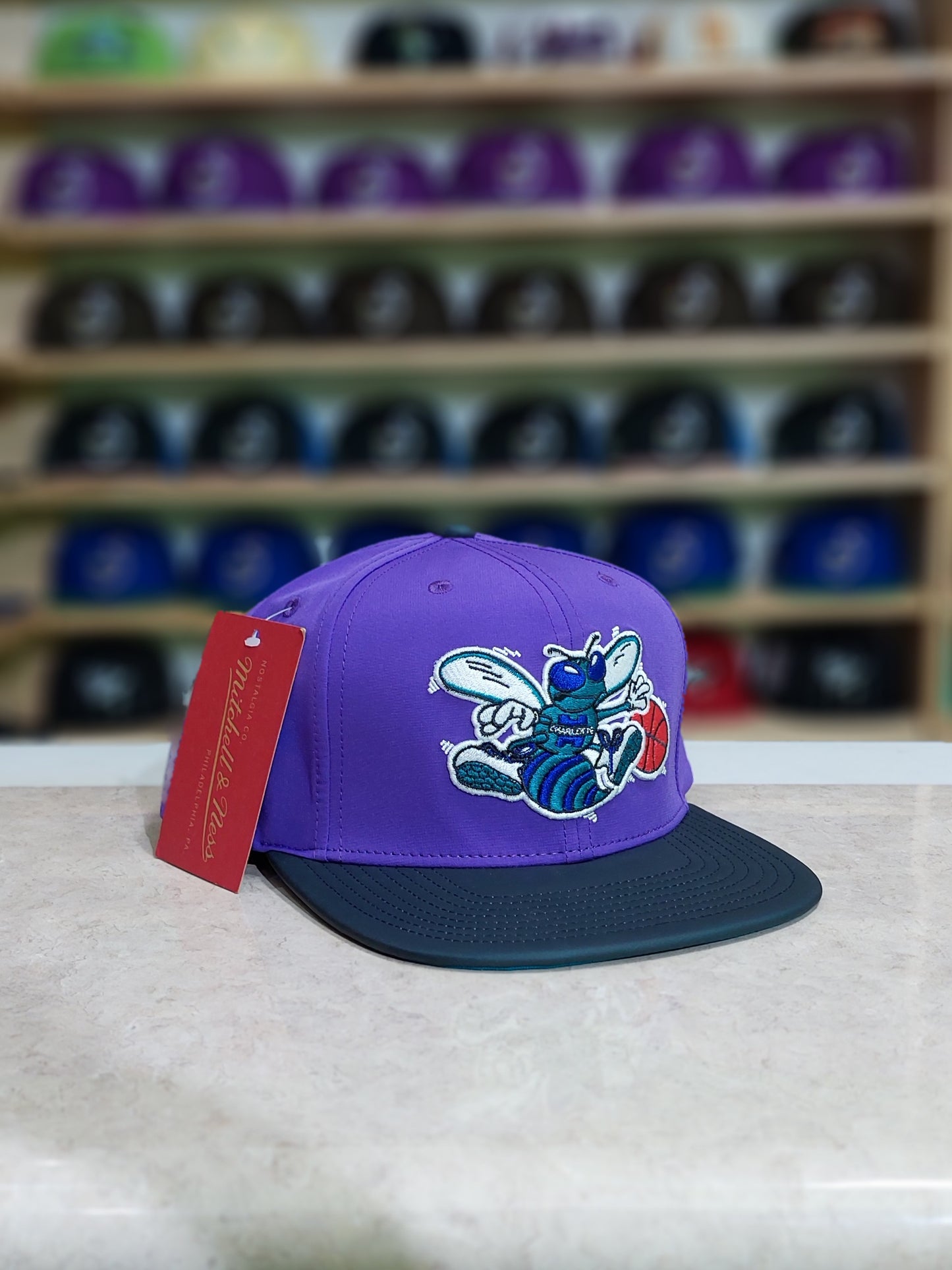 Charlotte Hornets - Snapback Heat Up Mitchell & Ness
