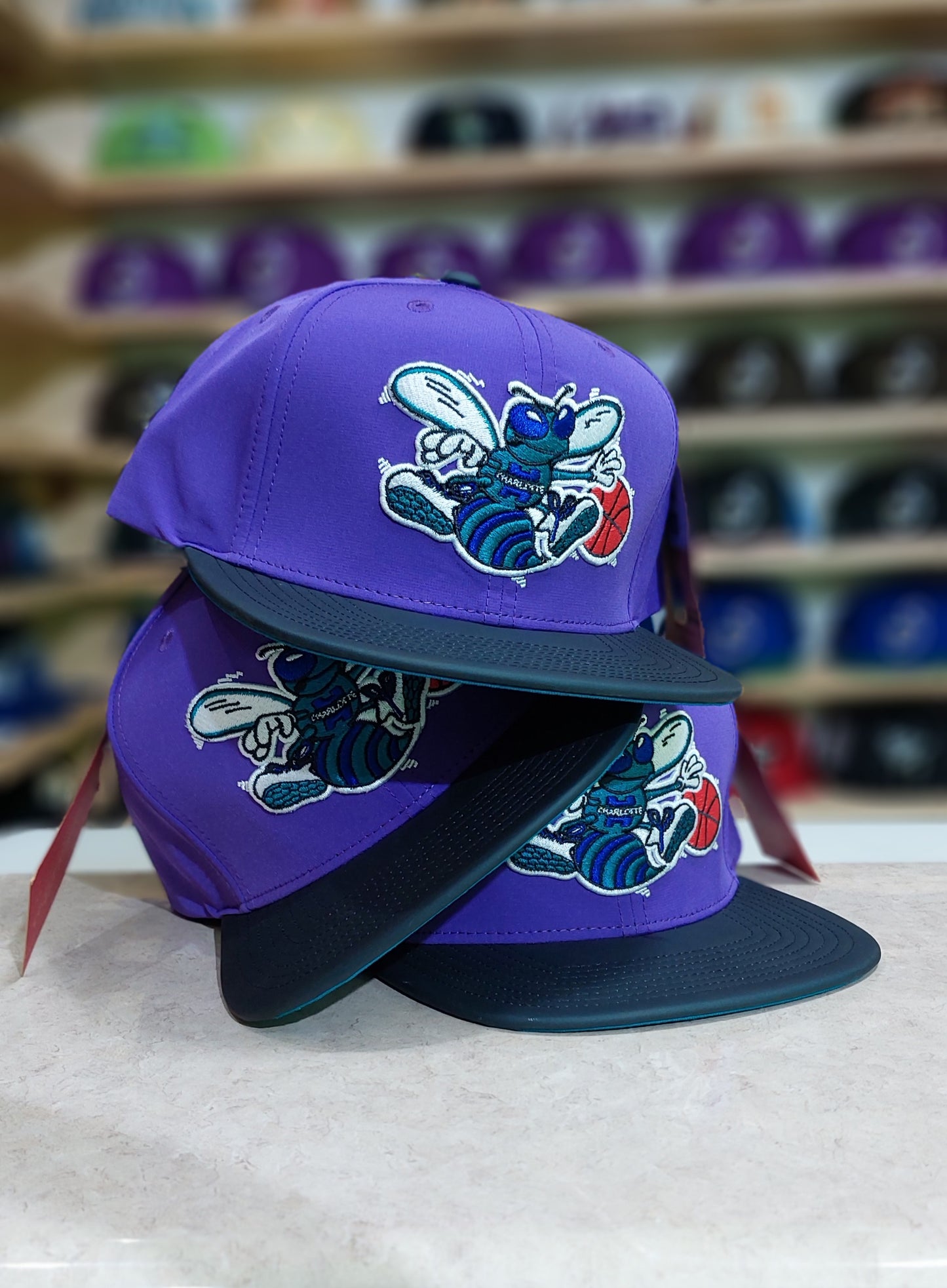 Charlotte Hornets - Snapback Heat Up Mitchell & Ness