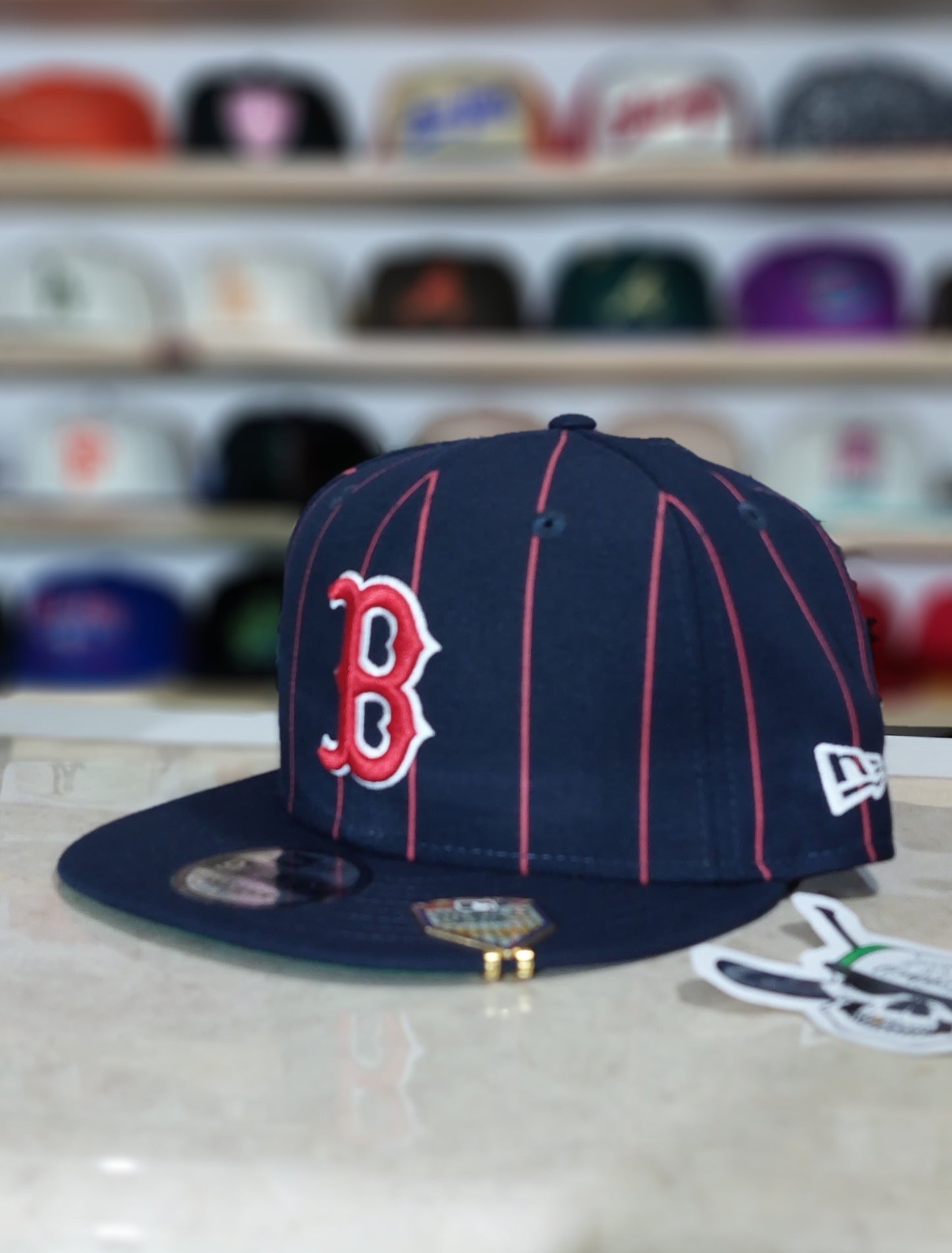 Boston Red Sox - MLB Pinstripe Visor Clip