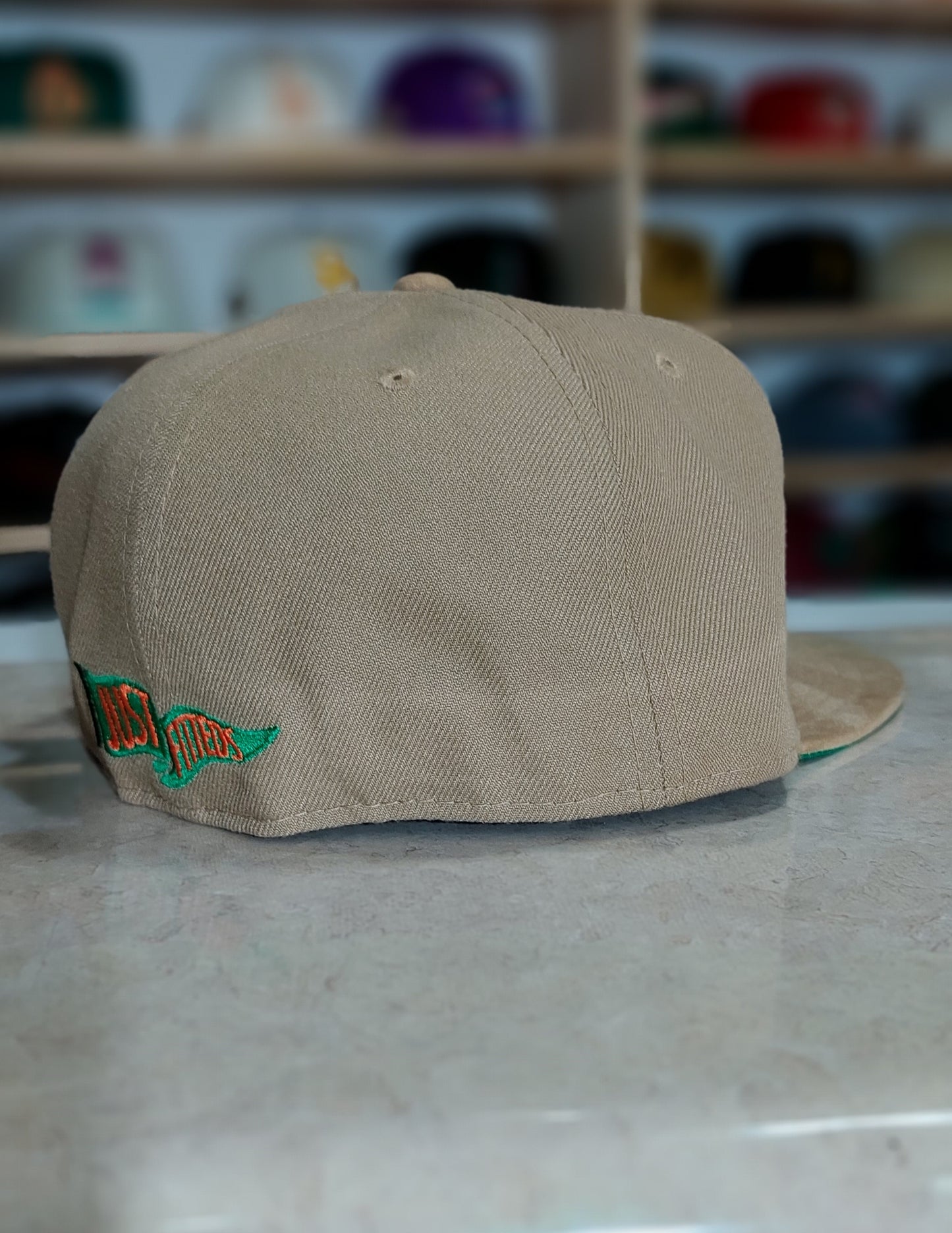 Justfitteds Crossedbats x New Era - 59FIFTY Visor Suede