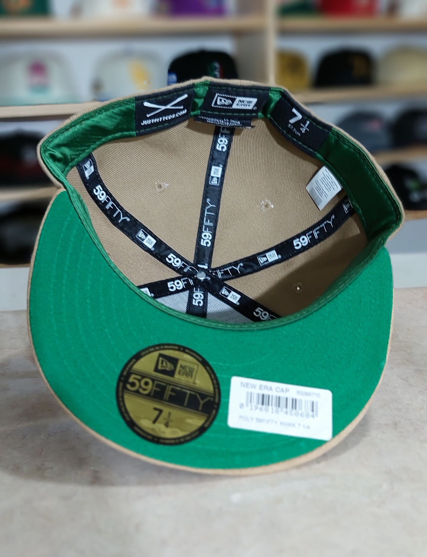 Justfitteds Crossedbats x New Era - 59FIFTY Visor Suede