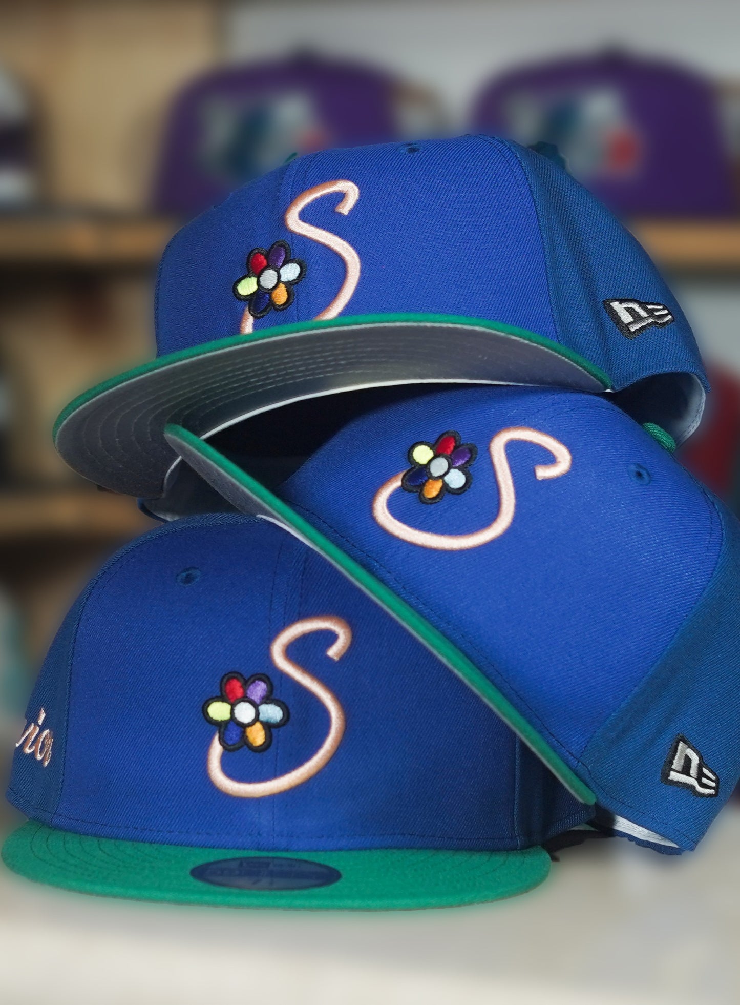 Jae Tips Savior x New Era Cap - 59FIFTY Blue/Green