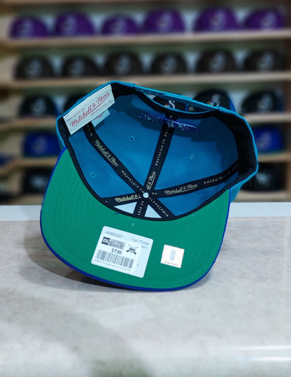 Charlotte Hornets - Snapback 2Tone Mitchell & Ness