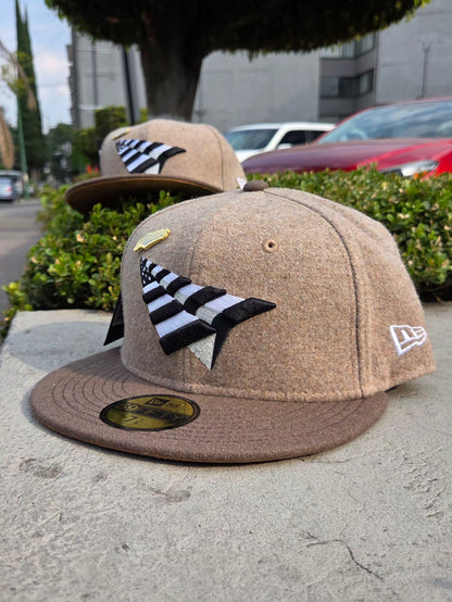 Paper Planes X New Era Cap - 59FIFTY Melton Brown