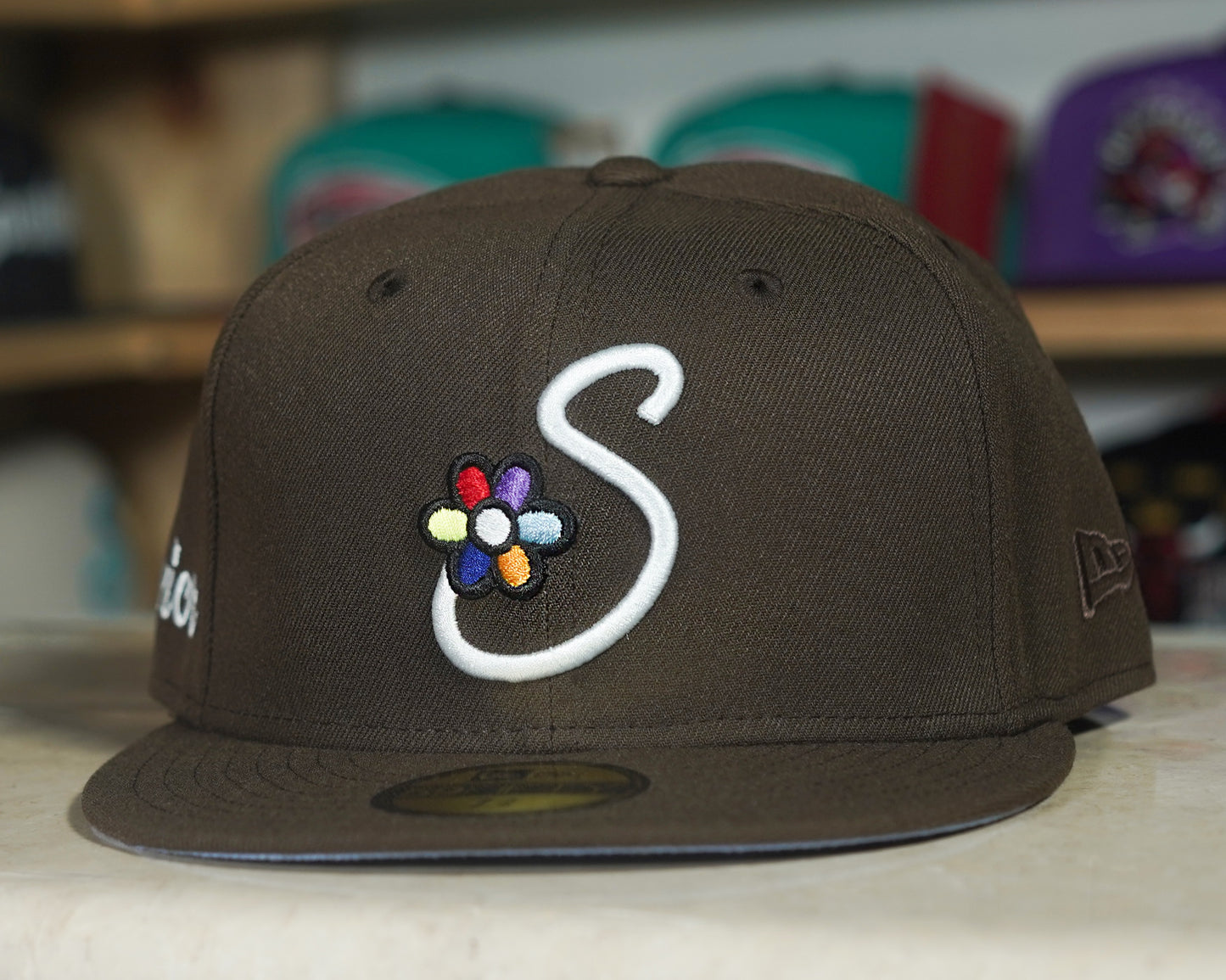 Jae Tips Savior x New Era Cap - 59FIFTY Brown/Lavender