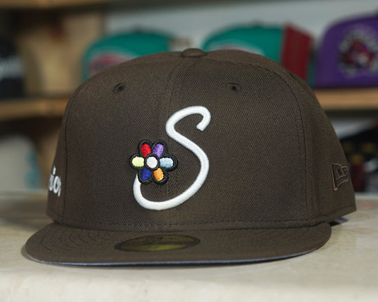 Jae Tips Savior x New Era Cap - 59FIFTY Brown/Lavender