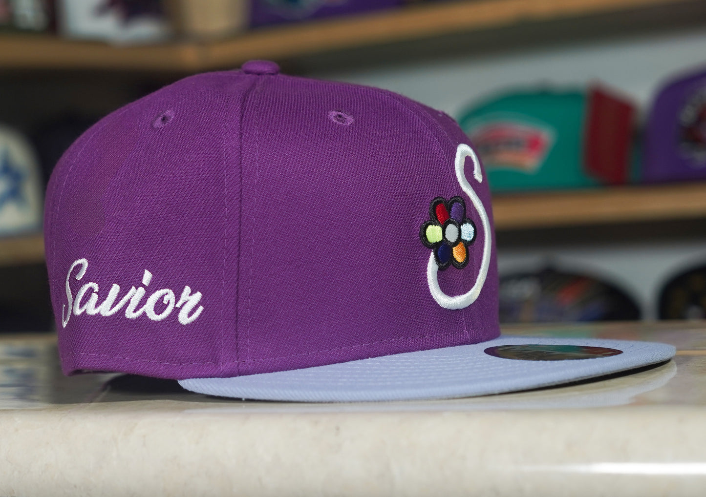 Jae Tips Savior x New Era Cap - 59FIFTY Purple/Lavender