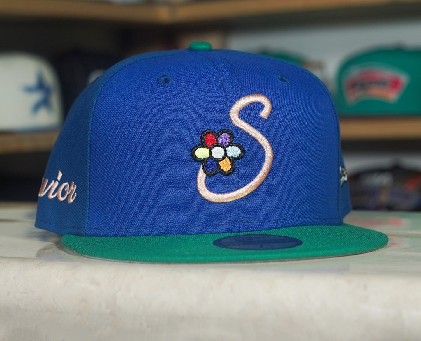 Jae Tips Savior x New Era Cap - 59FIFTY Blue/Green