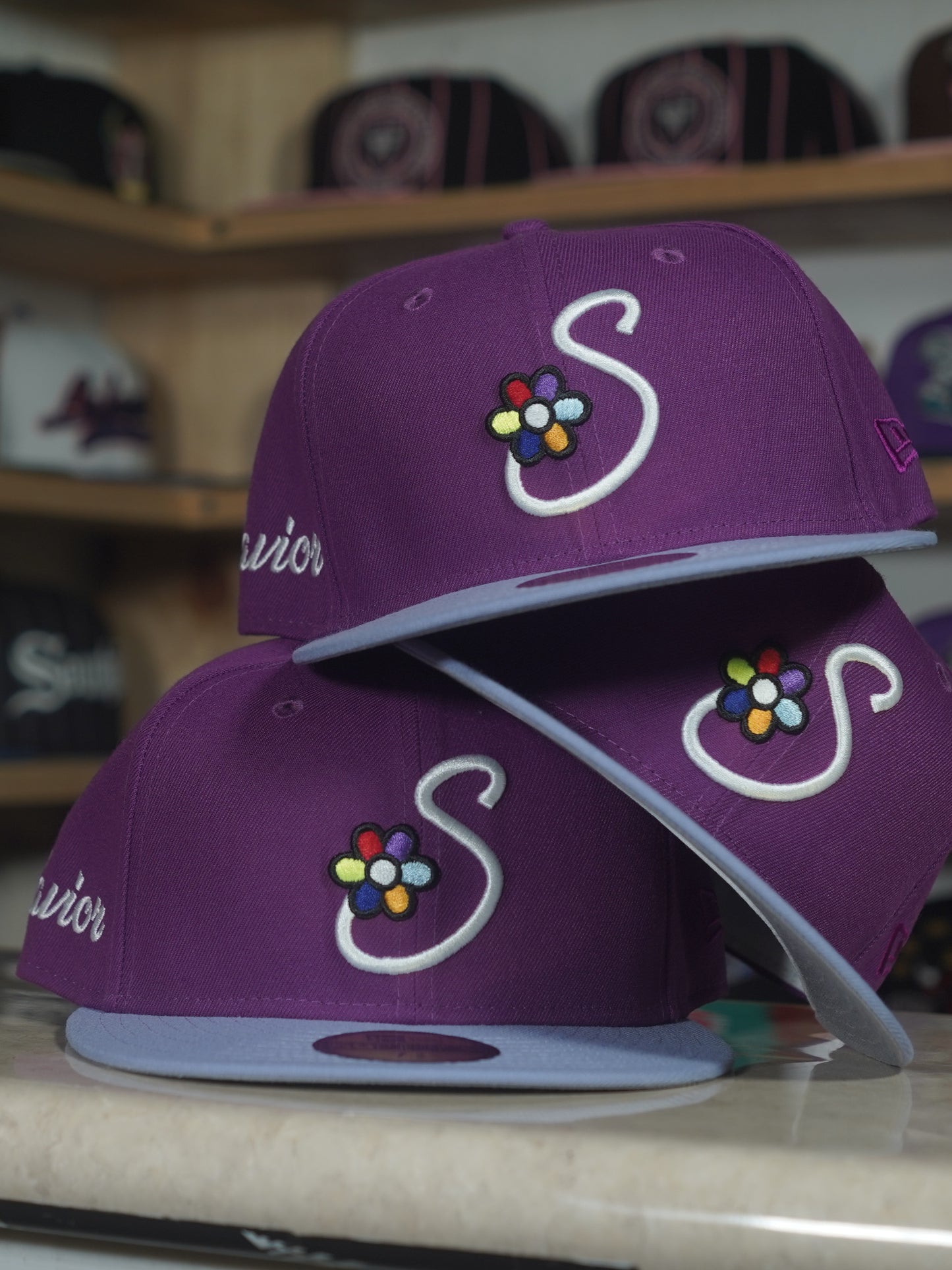 Jae Tips Savior x New Era Cap - 59FIFTY Purple/Lavender