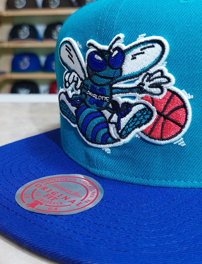 Charlotte Hornets - Snapback 2Tone Mitchell & Ness